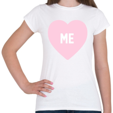 PRINTFASHION Szeress! - Női póló - Fehér