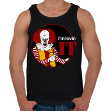 PRINTFASHION Szeretem Az - Férfi atléta - Fekete