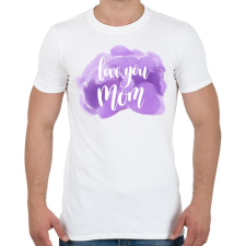 PRINTFASHION Szeretlek Anya - Férfi póló - Fehér férfi póló