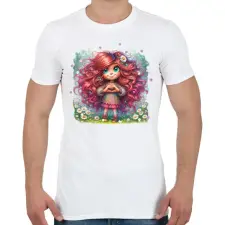 PRINTFASHION Szeretlek - Férfi póló - Fehér férfi póló