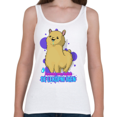 PRINTFASHION szeretni nem tudlak de leköpni igen - Női atléta - Fehér