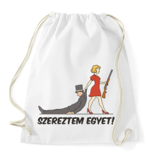 PRINTFASHION Szereztem egyet - Sportzsák, Tornazsák - Fehér tornazsák