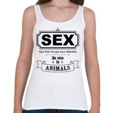 PRINTFASHION Szex - Női atléta - Fehér