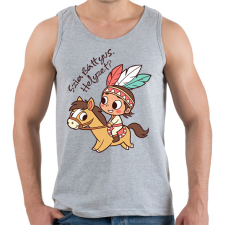 PRINTFASHION Szia Báttyus, helyzet? - Férfi atléta - Sport szürke atléta, trikó