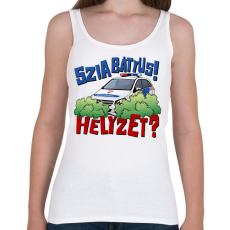 PRINTFASHION Szia Bátyus! Helyzet? - Női atléta - Fehér