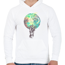 PRINTFASHION színek - Férfi kapucnis pulóver - Fehér férfi pulóver, kardigán