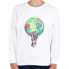 PRINTFASHION színek - Gyerek pulóver - Fehér gyerek pulóver, kardigán