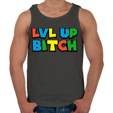 PRINTFASHION Szintugrás - Férfi atléta - Sötétszürke