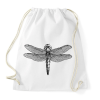 PRINTFASHION Szitakötő - Sportzsák, Tornazsák - Fehér