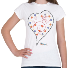 PRINTFASHION Sziv1 - Női póló - Fehér