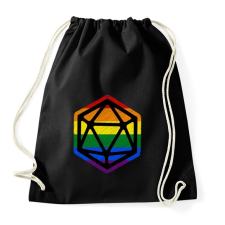 PRINTFASHION Szivárvány D20 - Sportzsák, Tornazsák - Fekete tornazsák
