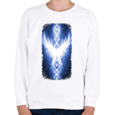 PRINTFASHION Szivárvány Híd - sötétkék - Gyerek pulóver - Fehér