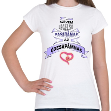 PRINTFASHION Szivem elsö pasija - Női póló - Fehér női póló
