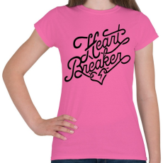PRINTFASHION Szívtipró - Női póló - Rózsaszín