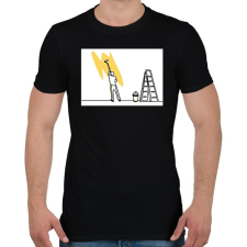PRINTFASHION Szobafestő - Férfi póló - Fekete férfi póló
