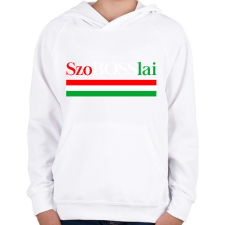 PRINTFASHION SzoBosslai - Gyerek kapucnis pulóver - Fehér gyerek pulóver, kardigán