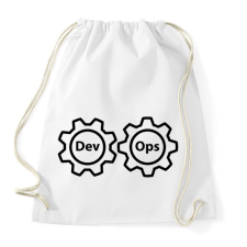 PRINTFASHION Szoftverfejlesztő - Sportzsák, Tornazsák - Fehér tornazsák