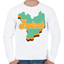 PRINTFASHION Szolnok - Férfi pulóver - Fehér férfi pulóver, kardigán