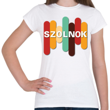 PRINTFASHION Szolnok - Színes - Női póló - Fehér női póló