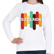 PRINTFASHION Szolnok - Színes - Női pulóver - Fehér női pulóver, kardigán