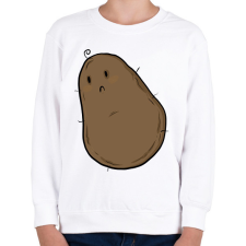 PRINTFASHION Szomorú krumpli - Gyerek pulóver - Fehér gyerek pulóver, kardigán