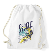 PRINTFASHION Szörf - summer sport surf - Sportzsák, Tornazsák - Fehér tornazsák