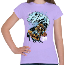 PRINTFASHION Szörfmánia - Női póló - Viola női póló