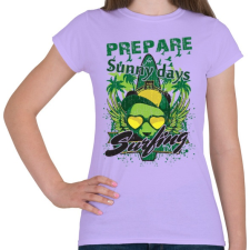 PRINTFASHION Szörfös napok  - Női póló - Viola női póló
