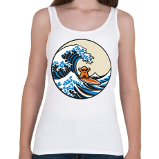 PRINTFASHION Szörfözés - Női atléta - Fehér