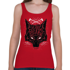 PRINTFASHION Szörnyek vagyunk - Női atléta - Cseresznyepiros női trikó