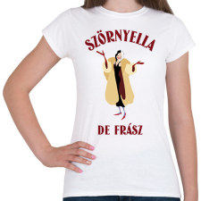 PRINTFASHION SZORNYELLA - Női póló - Fehér női póló