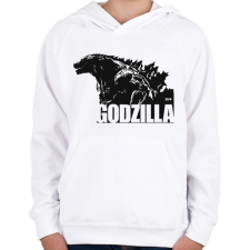 PRINTFASHION Szörnyeteg - Gyerek kapucnis pulóver - Fehér gyerek pulóver, kardigán