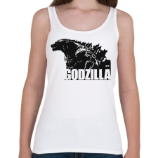 PRINTFASHION Szörnyeteg - Női atléta - Fehér női trikó