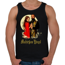 PRINTFASHION Szulejmán - Férfi atléta - Fekete