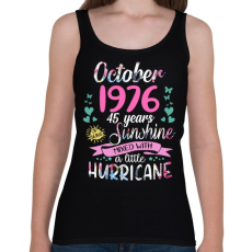 PRINTFASHION Születésnap 1976 Október - Napfény egy kis hurrikánnal! - Női atléta - Fekete