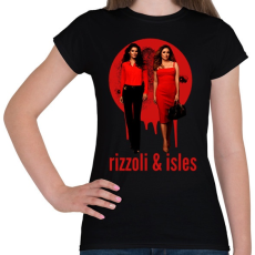PRINTFASHION Született detektívek (Rizzoli & Isles) - Női póló - Fekete
