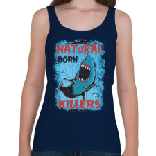 PRINTFASHION Született gyilkos - Női atléta - Sötétkék gyógyhatású készítmény