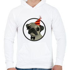 PRINTFASHION szülinap - Férfi kapucnis pulóver - Fehér férfi pulóver, kardigán