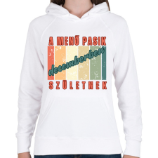 PRINTFASHION Szülinap menő pasi dec - Női kapucnis pulóver - Fehér női pulóver, kardigán