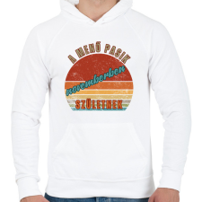 PRINTFASHION Szülinap menő pasi november - Férfi kapucnis pulóver - Fehér férfi pulóver, kardigán