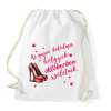 PRINTFASHION Szülinap október tűsarkú  - Sportzsák, Tornazsák - Fehér