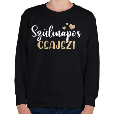 PRINTFASHION szülinapos csajszi - Gyerek pulóver - Fekete gyerek pulóver, kardigán