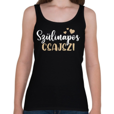 PRINTFASHION szülinapos csajszi - Női atléta - Fekete