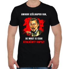 PRINTFASHION Szülinapra utalvány - Férfi póló - Fekete