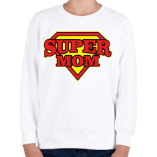 PRINTFASHION Szuper Anya - Gyerek pulóver - Fehér gyerek pulóver, kardigán