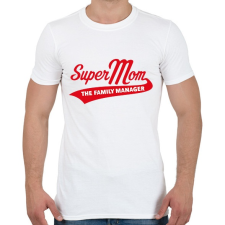 PRINTFASHION Szuper anyu - Férfi póló - Fehér férfi póló
