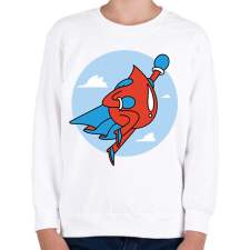 PRINTFASHION Szuper véradó - Gyerek pulóver - Fehér gyerek pulóver, kardigán