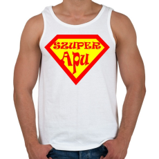 PRINTFASHION Szuperapu - Férfi atléta - Fehér