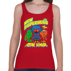 PRINTFASHION Szuperhős - Női atléta - Cseresznyepiros