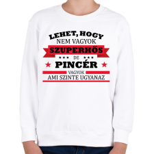 PRINTFASHION Szuperhős - Pincér - Gyerek pulóver - Fehér gyerek pulóver, kardigán